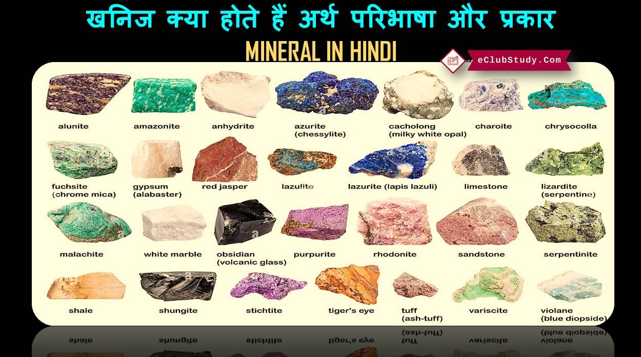  Mineral In Hindi 